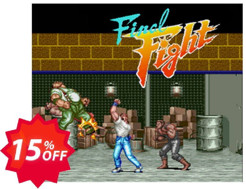 Final Fight 3DS - Game Code, ENG  Coupon code 15% discount 