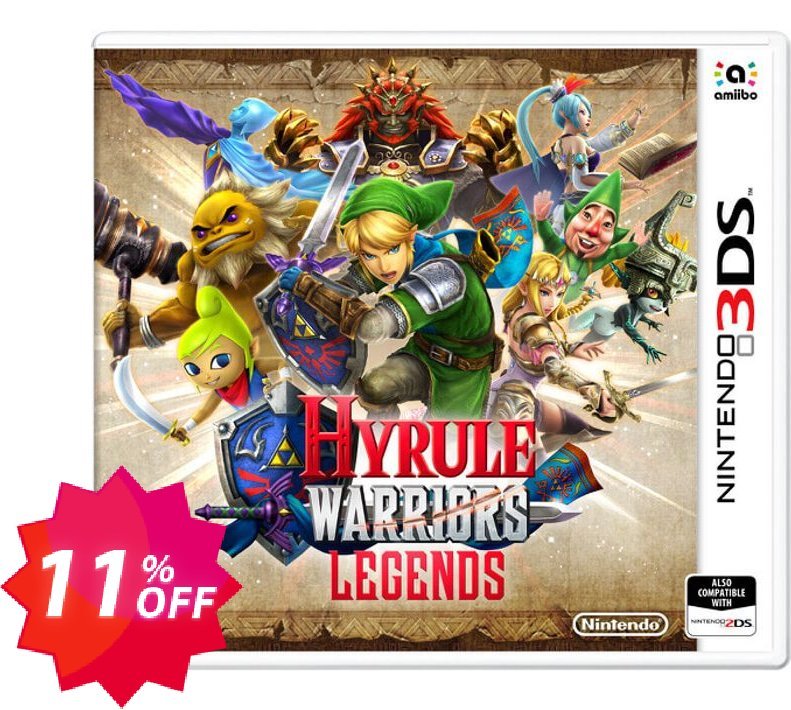 Hyrule Warriors Legends 3DS - Game Code Coupon code 11% discount 
