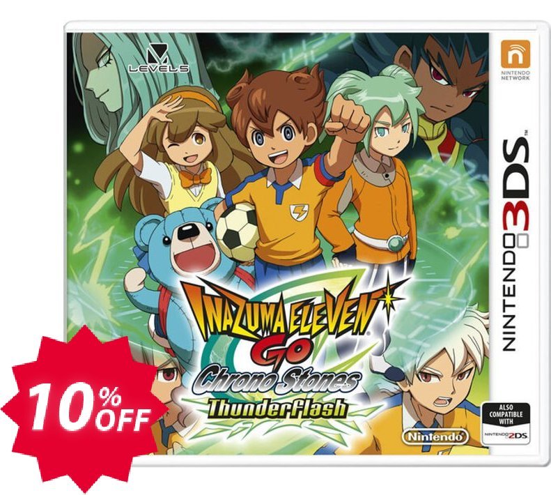 Inazuma Eleven GO Chrono Stones: Thunderflash 3DS - Game Code Coupon code 10% discount 