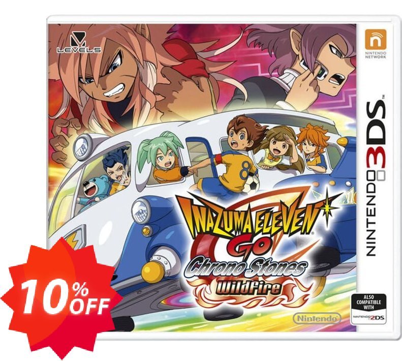 Inazuma Eleven GO Chrono Stones: Wildfire 3DS - Game Code Coupon code 10% discount 