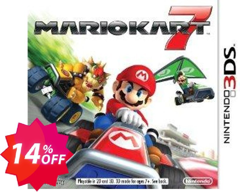 Mario Kart 7 3DS USA - Game Code Coupon code 14% discount 