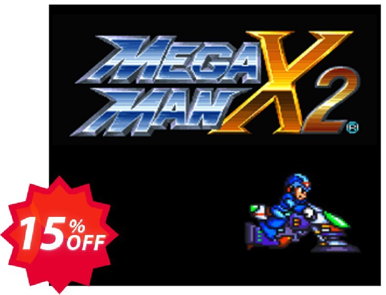Mega Man X2 3DS - Game Code, ENG  Coupon code 15% discount 