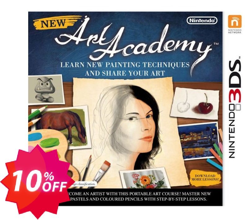 New Art Academy 3DS - Game Code Coupon code 10% discount 