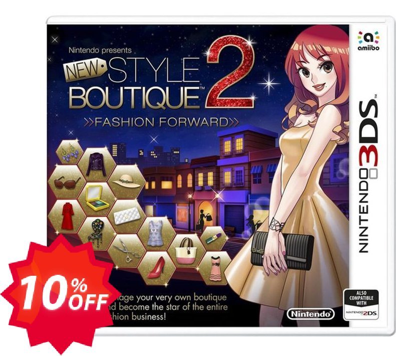 New Style Boutique 2 3DS - Game Code Coupon code 10% discount 