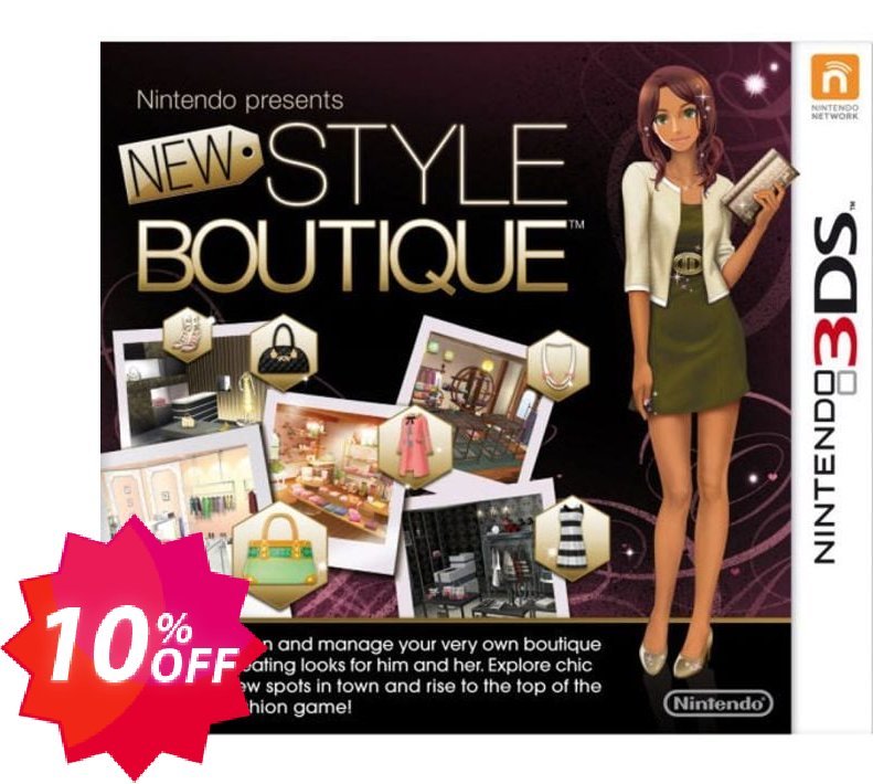 New Style Boutique 3DS - Game Code Coupon code 10% discount 