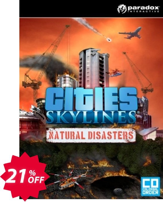 Cities: Skylines Natural Disasters PC Coupon code 21% discount 