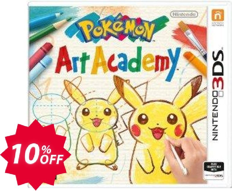 Pokémon Art Academy 3DS - Game Code Coupon code 10% discount 