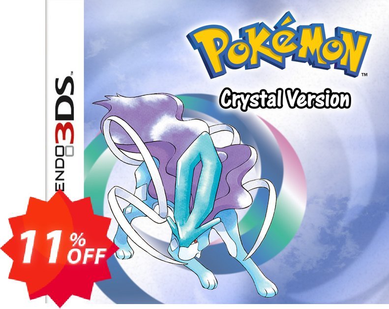 Pokémon Crystal Version 3DS Coupon code 11% discount 