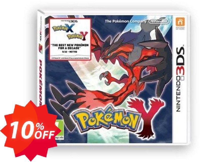 Pokémon Y 3DS - Game Code Coupon code 10% discount 