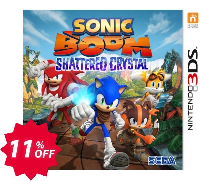 Sonic Boom Shattered Crystal 3DS - Game Code Coupon code 11% discount 
