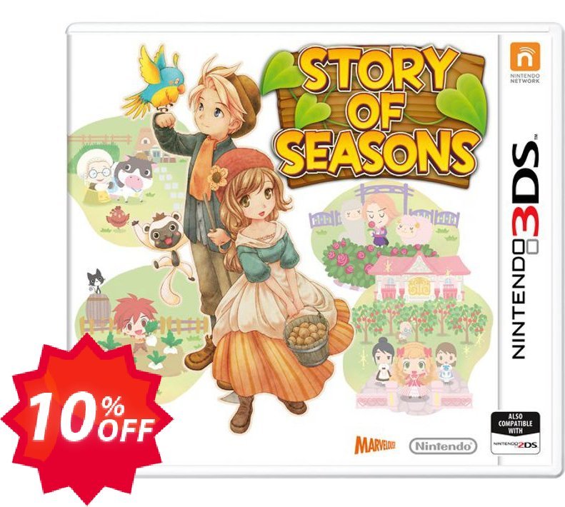 Story of Seasons 3DS - Game Code Coupon code 10% discount 