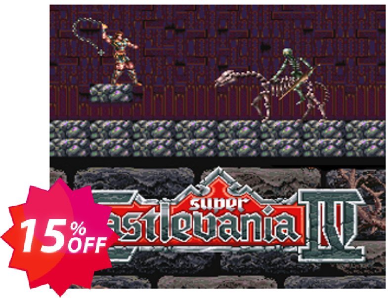 Super Castlevania IV 4 3DS - Game Code, ENG  Coupon code 15% discount 