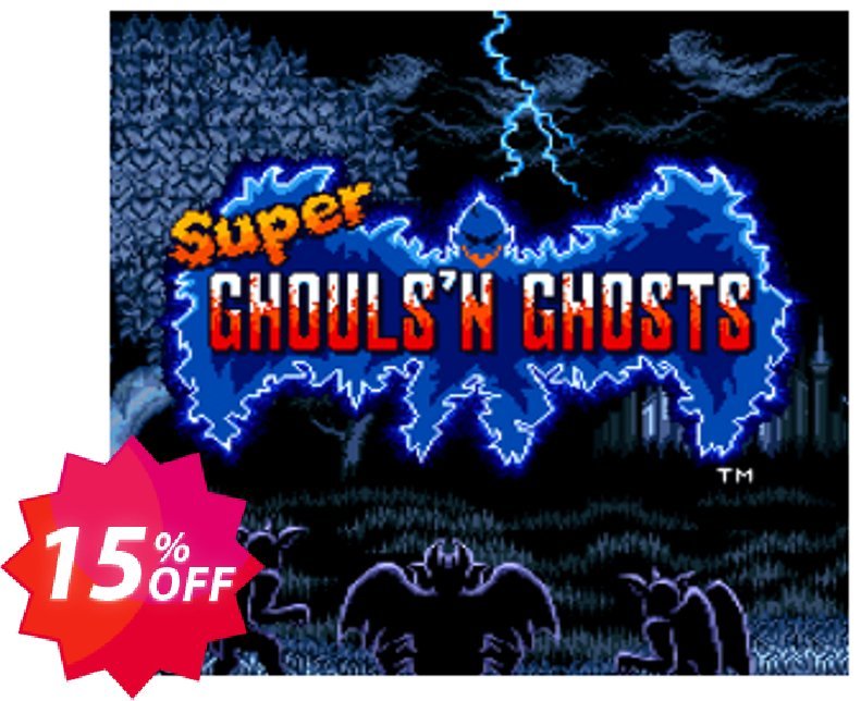 Super Ghouls´n Ghost 3DS - Game Code, ENG  Coupon code 15% discount 