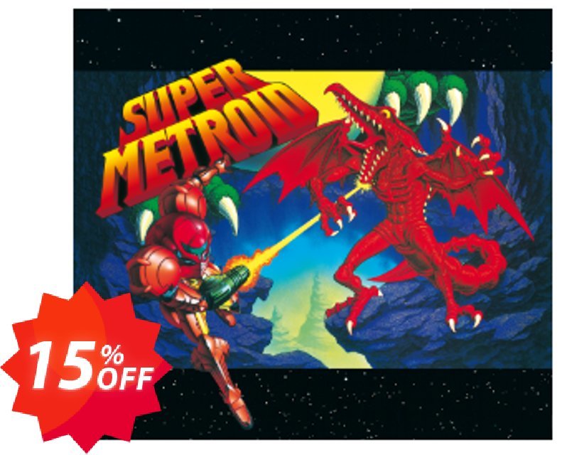 Super Metroid 3DS - Game Code, ENG  Coupon code 15% discount 