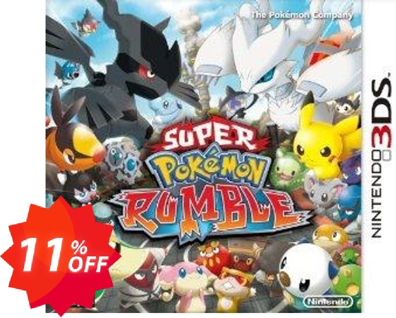 Super Pokémon Rumble 3DS - Game Code Coupon code 11% discount 