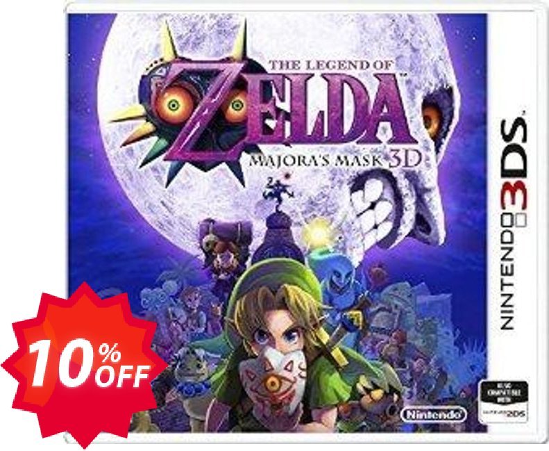 The Legend of Zelda: Majora's Mask 3D 3DS - Game Code Coupon code 10% discount 