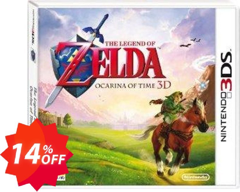 The Legend of Zelda: Ocarina of Time 3D 3DS - Game Code Coupon code 14% discount 