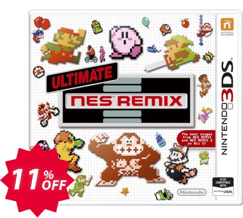 Ultimate NES Remix 3DS - Game Code Coupon code 11% discount 