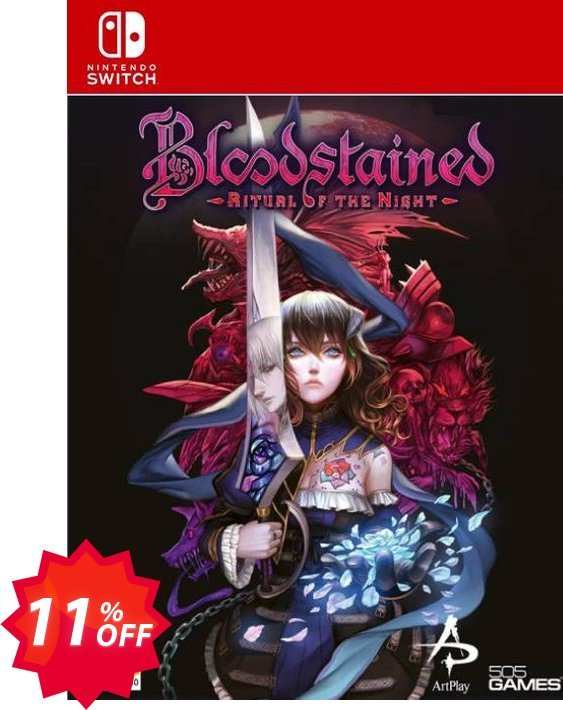 Bloodstained: Ritual of the Night Switch, EU  Coupon code 11% discount 