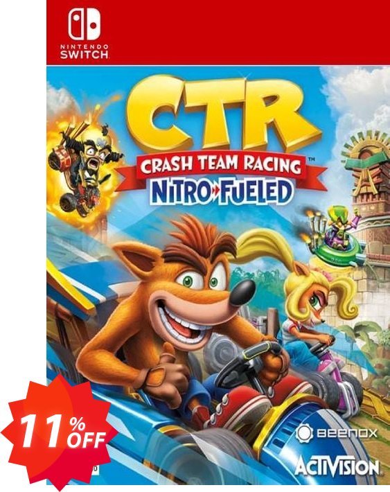 Crash Team Racing - Nitro Fueled Switch, EU  Coupon code 11% discount 