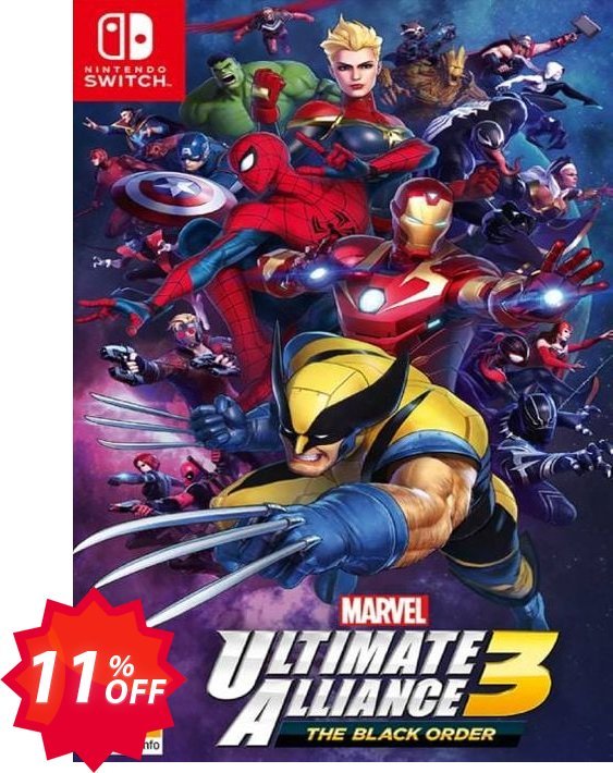 Marvel Ultimate Alliance 3: The Black Order Switch Coupon code 11% discount 