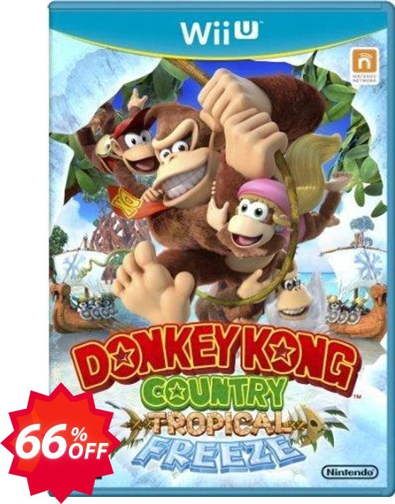 Donkey Kong Country: Tropical Freeze Wii U - Game Code Coupon code 66% discount 