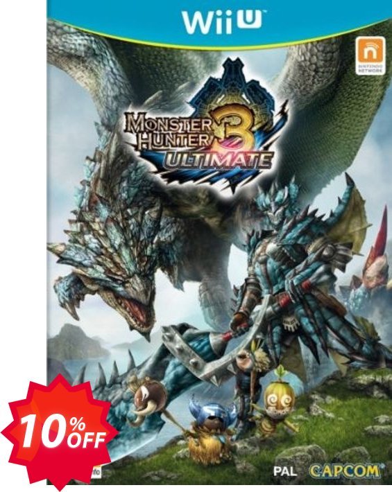Monster Hunter 3 Ultimate Nintendo Wii U - Game Code Coupon code 10% discount 