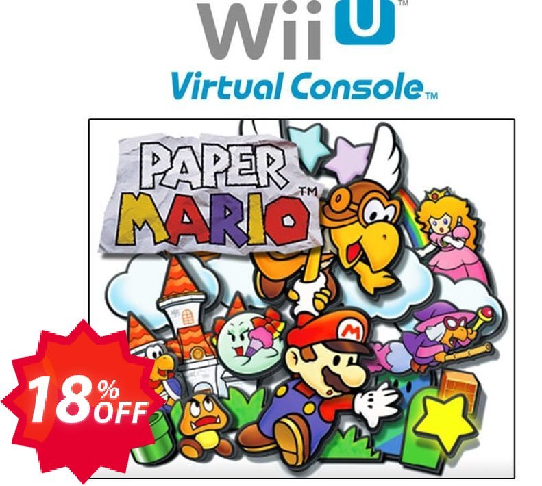 Paper Mario Wii U - Game Code Coupon code 18% discount 