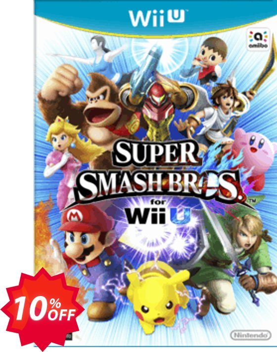 Super Smash Bros Wii U - Game Code Coupon code 10% discount 