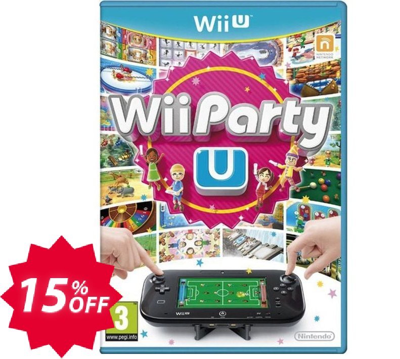 Wii Party U Wii U - Game Code Coupon code 15% discount 