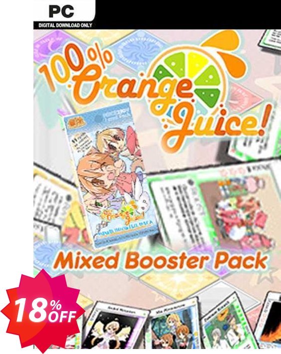 100% Orange Juice Mixed Booster Pack PC Coupon code 18% discount 