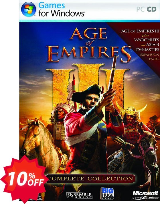 Age of Empires III 3: Complete Collection PC Coupon code 10% discount 