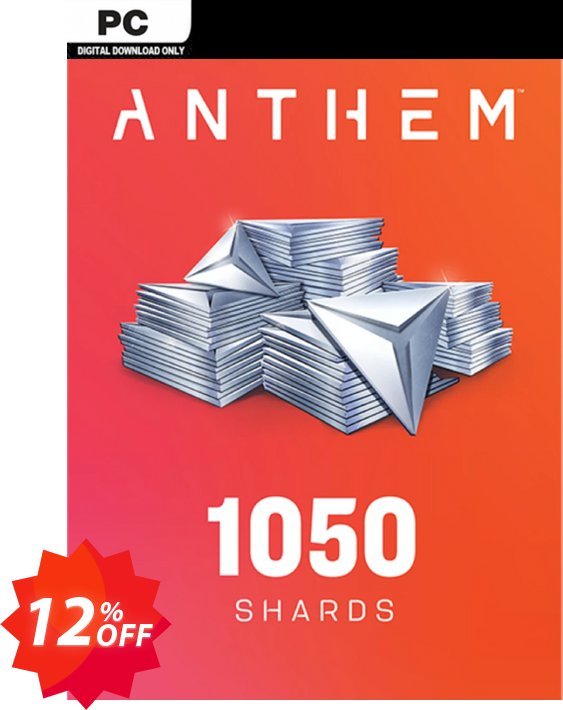 Anthem 1050 Shards Pack PC Coupon code 12% discount 