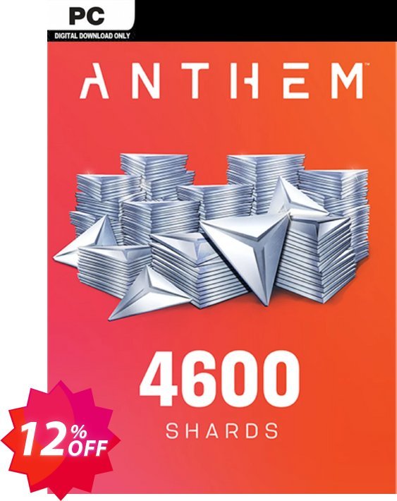 Anthem 4600 Shards Pack PC Coupon code 12% discount 