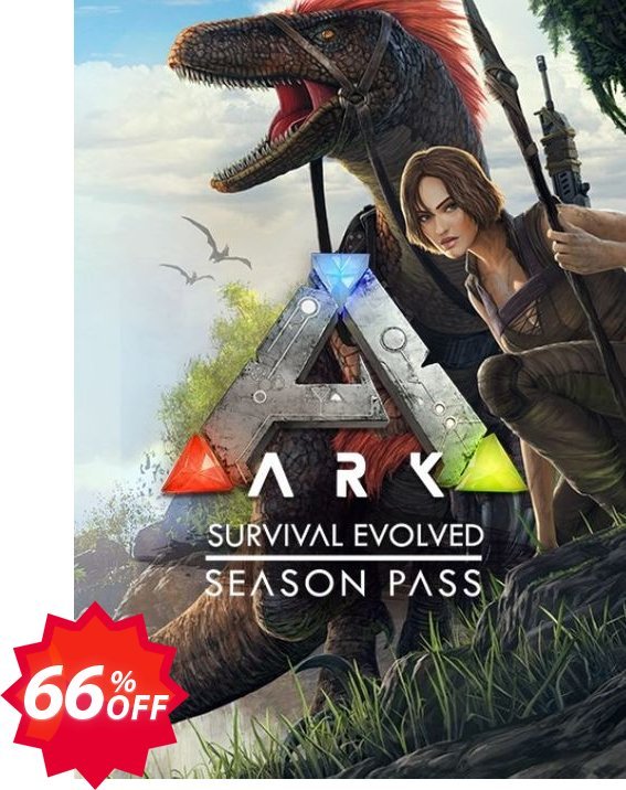ARK Survival Evolved Season Pass PC Coupon code 66% discount 