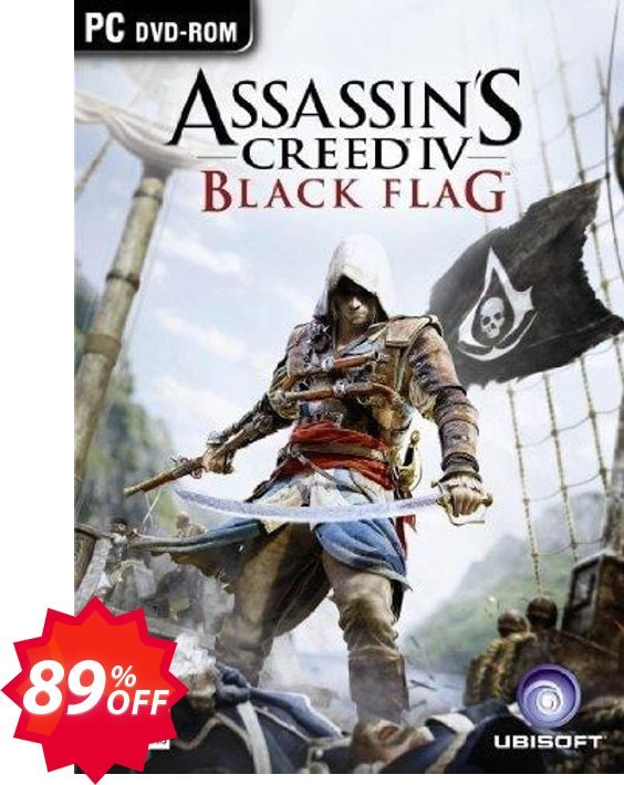 Assassin's Creed IV 4: Black Flag PC Coupon code 89% discount 