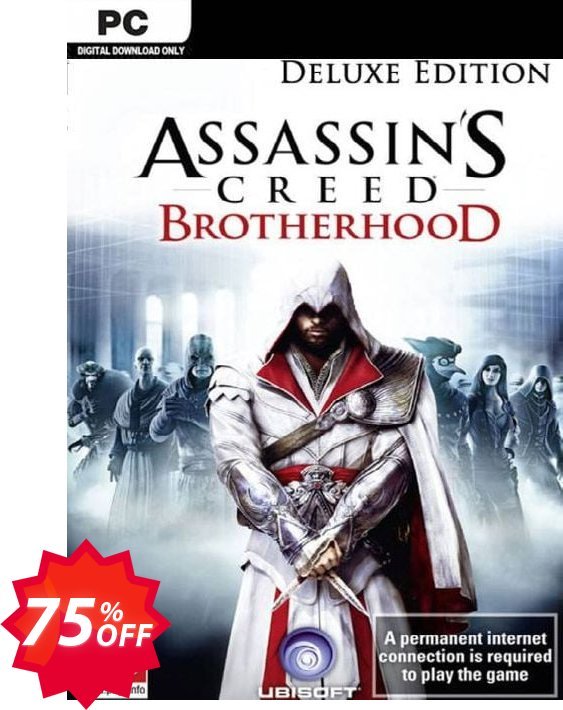 Assassin's Creed: Brotherhood - Deluxe Edition PC Coupon code 75% discount 
