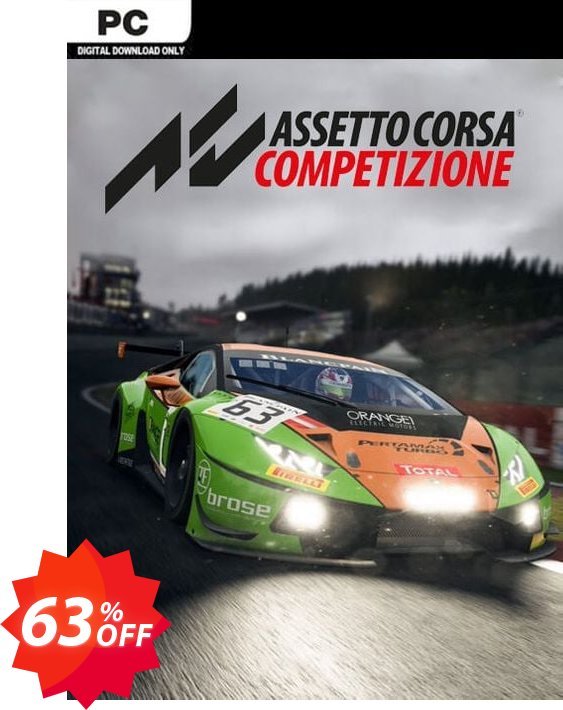 Assetto Corsa Competizione PC Coupon code 63% discount 