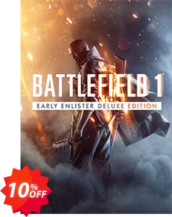Battlefield 1 Early Enlister Deluxe Edition PC Coupon code 10% discount 
