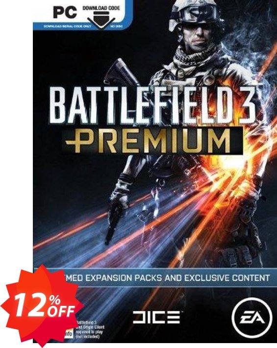 Battlefield 3: Premium Expansion Pack, PC  Coupon code 12% discount 