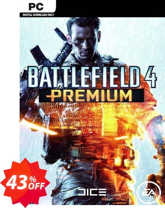 Battlefield 4 Premium Service, PC  Coupon code 43% discount 