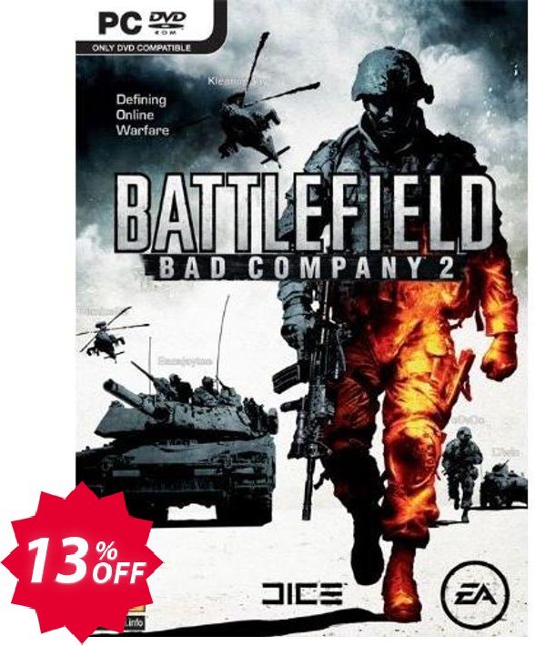 Battlefield: Bad Company 2, PC  Coupon code 13% discount 