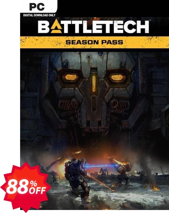 Battletech Season Pass PC Coupon code 88% discount 