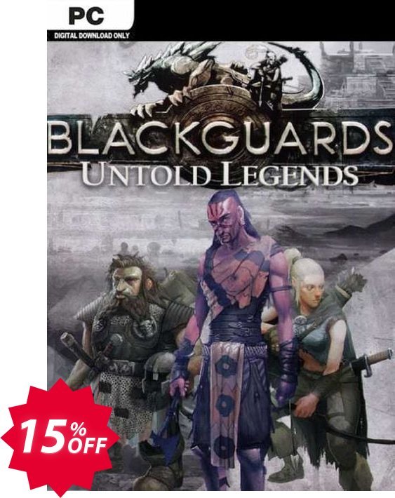 Blackguards Untold Legends PC Coupon code 15% discount 