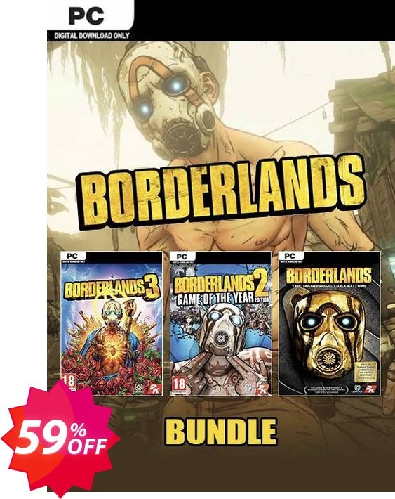 Borderlands Bundle PC Coupon code 59% discount 