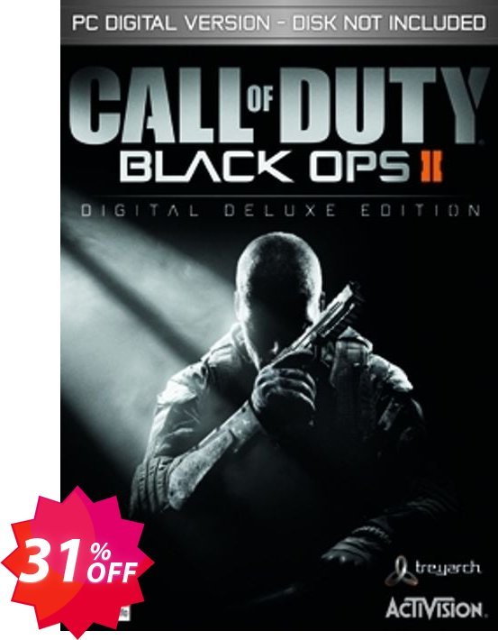 Call of Duty, COD Black Ops II 2 Digital Deluxe Edition PC Coupon code 31% discount 