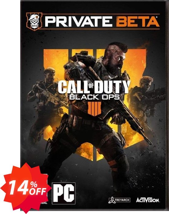 Call of Duty, COD Black Ops 4 PC Beta Coupon code 14% discount 