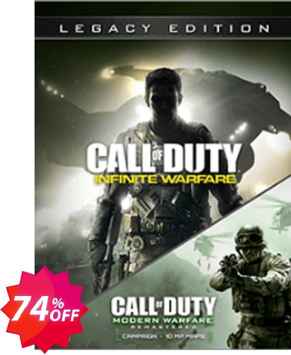 Call of Duty, COD : Infinite Warfare Digital Legacy Edition PC Coupon code 74% discount 
