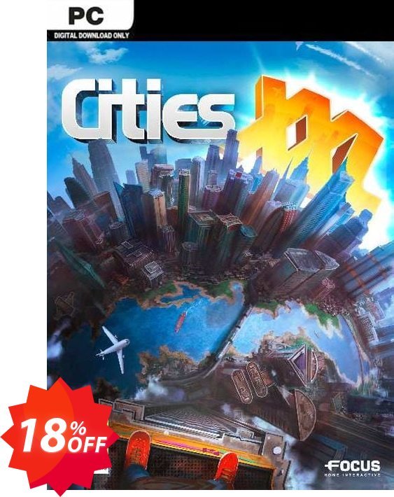 Cities XXL PC Coupon code 18% discount 