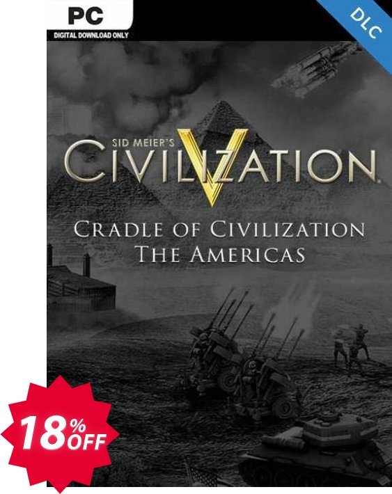 Civilization V Cradle of Civilization Map Pack Americas PC Coupon code 18% discount 